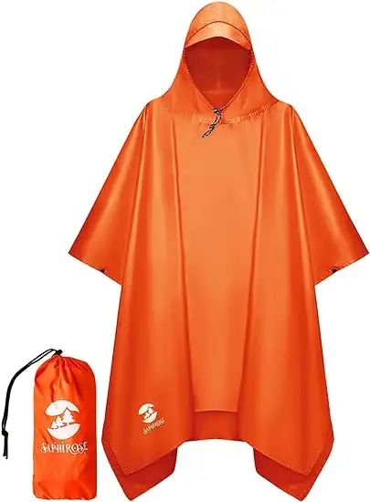 SaphiRose Hooded Rain Poncho - 61rpgegmpil._ac_sy550_